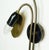Metal Mid-Century Sconces Wall Lamps in Brass and Black Metal, 1950s, Set of 2 For Sale - Image 7 of 12