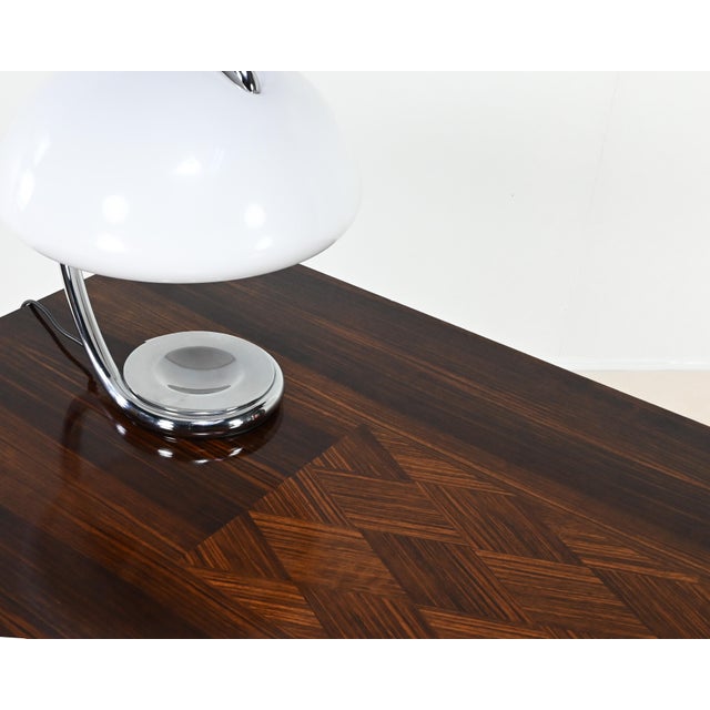 Vintage French Art Deco Rosewood Dining Table, 1930 For Sale - Image 3 of 17