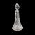 Pair of Small Antique Scent Bottles, English, Perfume Decanter, Silver Collar For Sale - Image 6 of 12