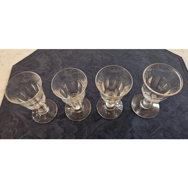 1850's Baccarat French 4 Port Glasses For Sale - Image 9 of 14