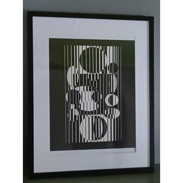 Victor Vasarely Victor Vasarely, After Iaca, 1950s / 1973, Silk-Screen, Framed For Sale - Image 4 of 17