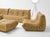 Refurbished 5-piece togo sofa set – curry microfiber pre-owned, independently refurbished and professionally reupholstered...