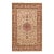 1940s Beige Antique Medallion Cyprees Tree Tabriz Northwestern Knotted Wool Rug For Sale