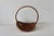 1980s Vintage French Style Wicker Flower Gathering Basket For Sale - Image 5 of 12