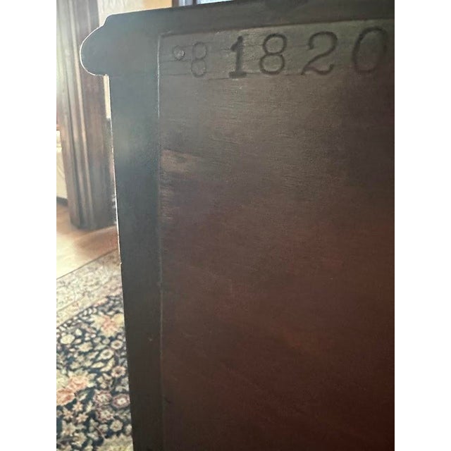 1930's Johnson Handley Johnson Mahogany Chippendale Style Sideboard Buffet, Grand Rapids Certified For Sale - Image 13 of 13