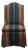 Pennsylvania House Navy Blue, Rust & Beige Stripe Upholstered Skirted Dining Side Chair For Sale