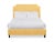 Casa Cosima Reagan Full/Double Bedframe, Mustard Linen For Sale - Image 4 of 4