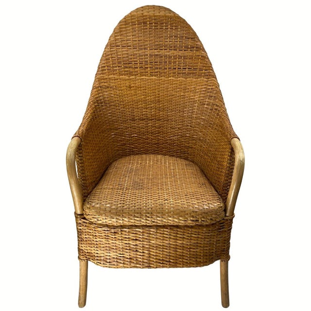Webbing, Leather and Beech Armchair, 1970s For Sale - Image 15 of 18