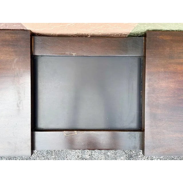 Wood Mid 20th Century Dorothy Draper Style Chippendale Vintage Bar For Sale - Image 7 of 12