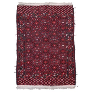 Vintage Nomadic Kilim Rug, 1940s For Sale