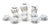 Japanese Eggshell Porcelain Tea Service, 1890s, Set of 19 For Sale