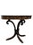 Pair of Antique Regency Style Flame Mahogany Demilune Console Tables For Sale - Image 4 of 12