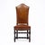 Four Louis XIII Style Leather Dining Chairs For Sale - Image 4 of 9