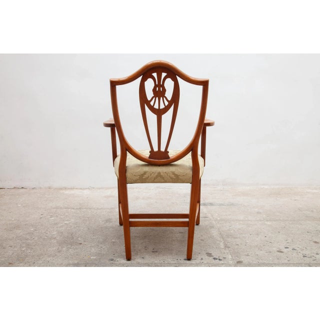 Georgian Style Armchairs, 1950s For Sale - Image 4 of 5