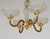 Gold French Art Deco Chandelier by Boris Lacroix 1930s France For Sale - Image 8 of 13