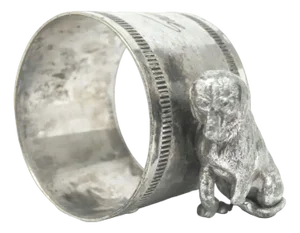 Art Deco Napkin Holder, United Kingdom, 1930s, Set of 4