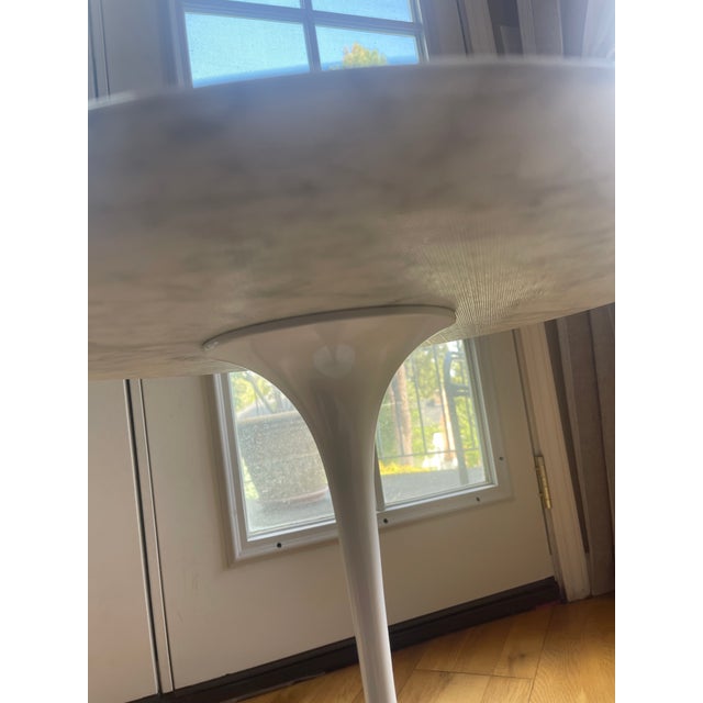 Stone Saarinen Side Table, Round For Sale - Image 7 of 18