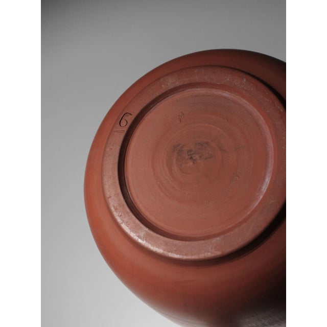 1960s Large Sgraffito Terracotta Ceramic Vase by Joep Thissen for Loré, 1960 For Sale - Image 5 of 7