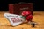 American Vintage "Four Roses" Lighted Sign Salesman Sample in Case For Sale - Image 3 of 15