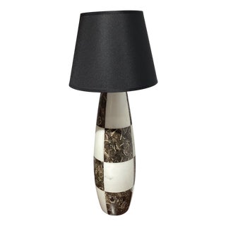 Marble Lamp in the style of Angelo Mangiarotti, 1970s For Sale