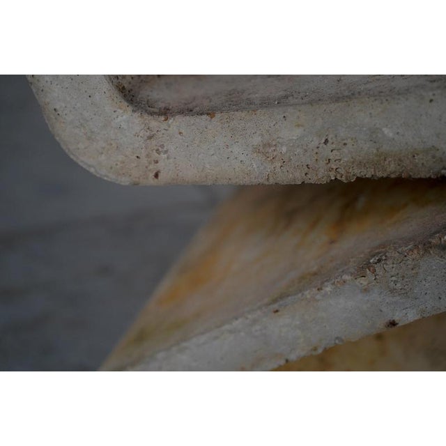 Concrete Zig Zag Chairs, France, 1970s, Set of 2 For Sale - Image 16 of 18