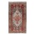 Antique Persian Hamadan Rug With Colorful Geometric Medallion 3'6 X 6'6 For Sale