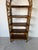 1970's Vintage Coastal Bamboo Rattan Arched Etagere Shelf For Sale - Image 11 of 14