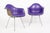 Mid Century Purple Dax Lounge Chairs by Eames for Herman Miller, 1960s For Sale - Image 11 of 14