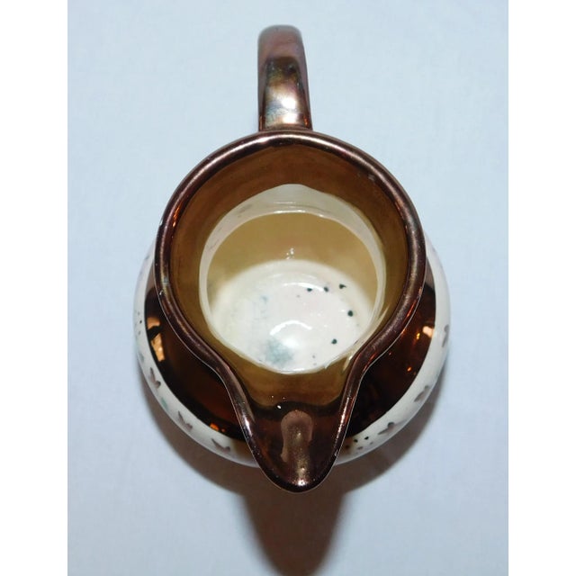 Vintage Copper Lustre Creamers - Set of 2 For Sale In Philadelphia - Image 6 of 13