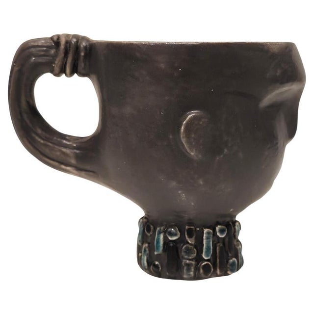 Brown Warrior 20 Sculptural Ristretto Cup by Tamara Barnoff For Sale - Image 8 of 8
