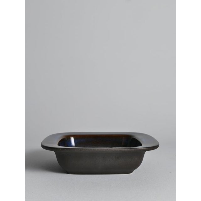 Mid-Century Modern Blue Stoneware Catchall by Einar Johansen, Søholm, Denmark, 1960s For Sale - Image 14 of 15