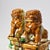 Chinese Sancai Glaze Foo Dog Figurines, 1970s, Set of 2 For Sale - Image 9 of 10