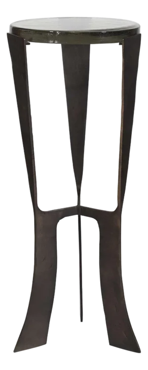 Renaud Dark Bronze Drink Table