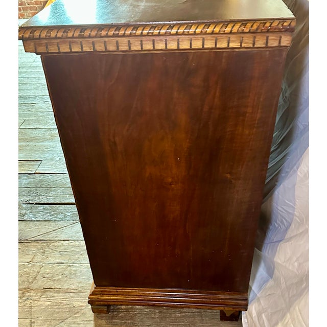 Late 19th Century Carved Continental European Chest or Console in the Alpine Tradition With Figural Fronts For Sale - Image 9 of 12