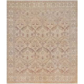 Transitional Mansour Handwoven Agra Rug - 8'2" X 9'4" For Sale