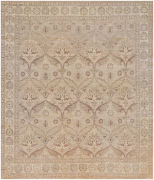 Transitional Mansour Handwoven Agra Rug - 8'2" X 9'4"