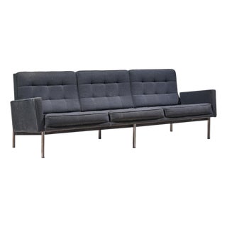 Florence Knoll for Knoll Mid Century Parallel Bar Sofa For Sale