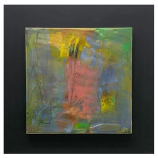 Gilbert Pauli, Cosmos, Mixed Media, 2007, Painting on Plaster For Sale