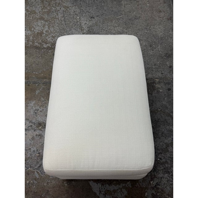 2020s Williams Sonoma for Pottery Barn Union Ottoman For Sale - Image 5 of 12