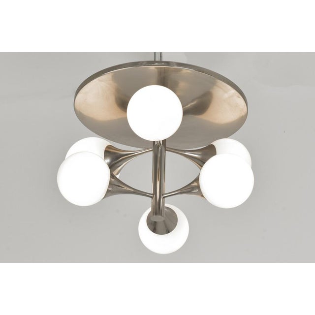 Pendant light - opaque glass balls designer: unknown year: around 1960 manufacturer: parobably kaiser & co., neheim...