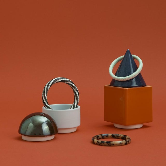 KNSTRKT Stackable Tableware by Studio Berg, Set of 4 For Sale - Image 11 of 15