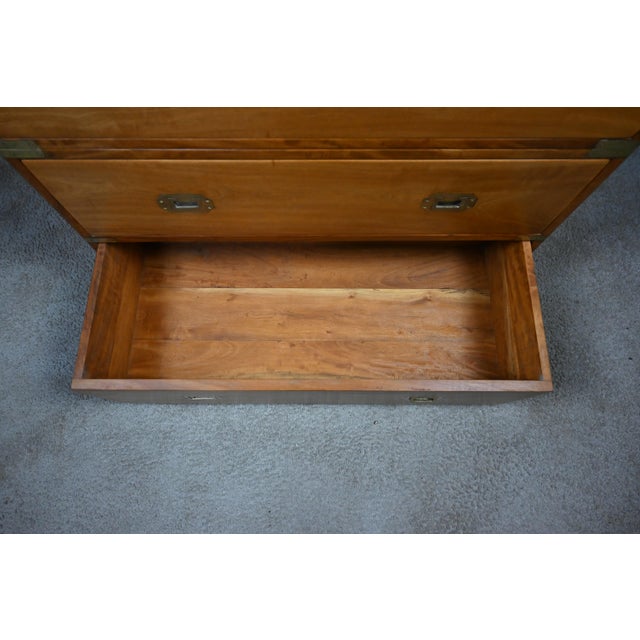 20th Century Teak Marine Chest of Drawers, India For Sale - Image 13 of 18