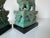 Vintage Bronze Foo Dog Sculptures on Pedestals – A Pair For Sale - Image 9 of 10
