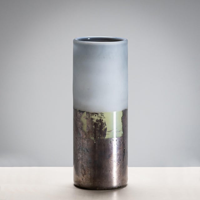 Modern Two Vases, Made in England, Set of 2 For Sale - Image 3 of 8