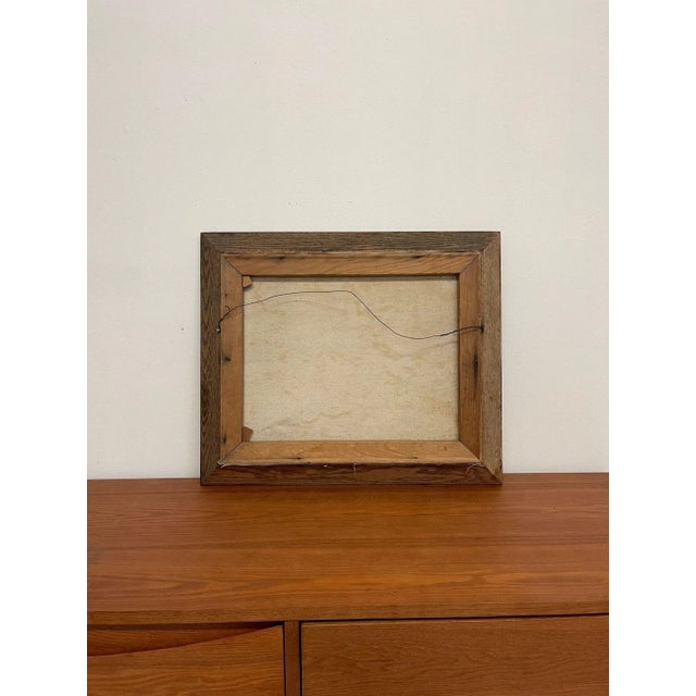 Vintage Original Framed and Signed Lakeside Landscape Artwork. For Sale - Image 10 of 10