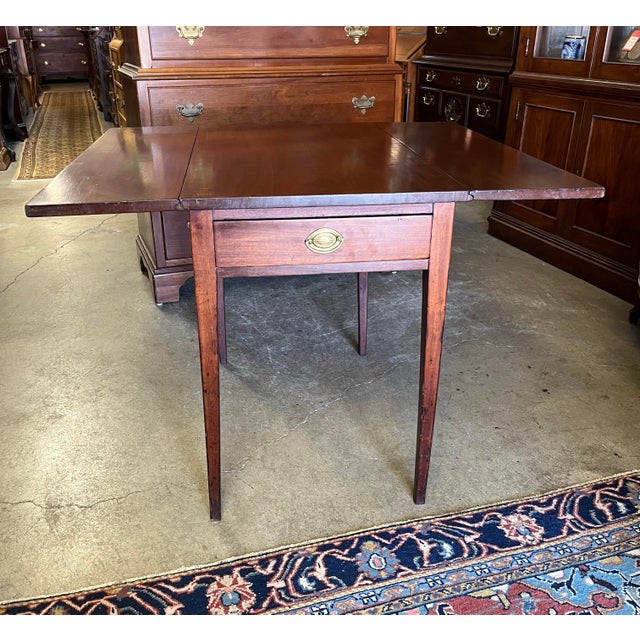 Antique American Southern Pembroke Table For Sale - Image 9 of 11