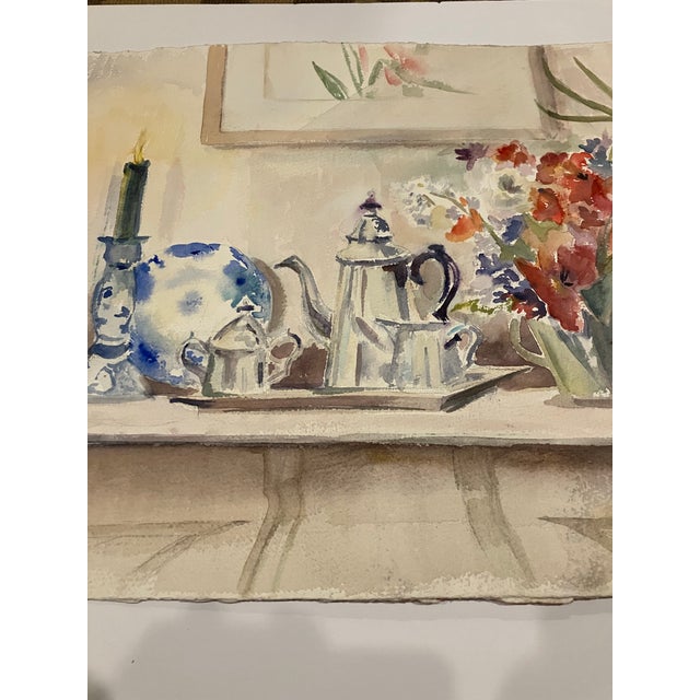 Original 15 x 22 watercolor painting on heavy paper unsigned unframed