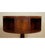 Regency Style Revolving Bookcase Drum Table in Hand Dyed Whiskey Brown, 1940s For Sale - Image 9 of 11