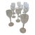 Delicate Vintage Crystal Cordial Glasses - Set of 10 For Sale