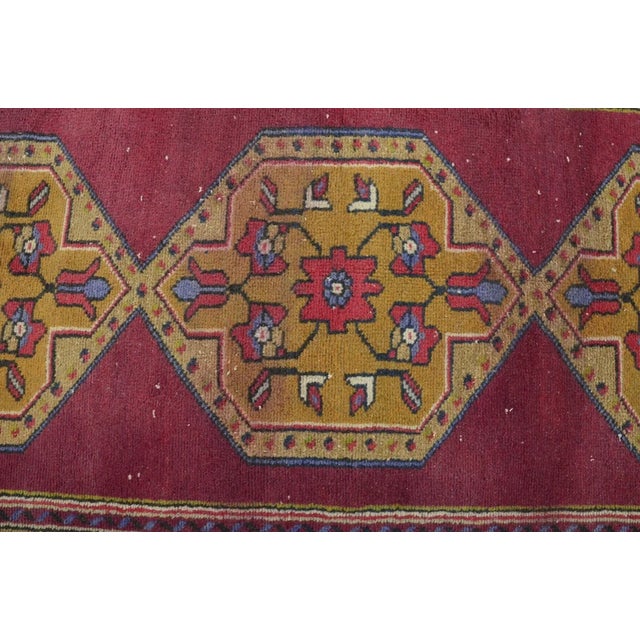 1950s Mid 20th Century Anatolian Kurdish Runner Rug For Sale - Image 5 of 10